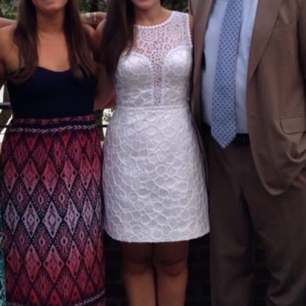 White Lilly Pulitzer lace dress